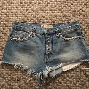 Free People Jean Shorts